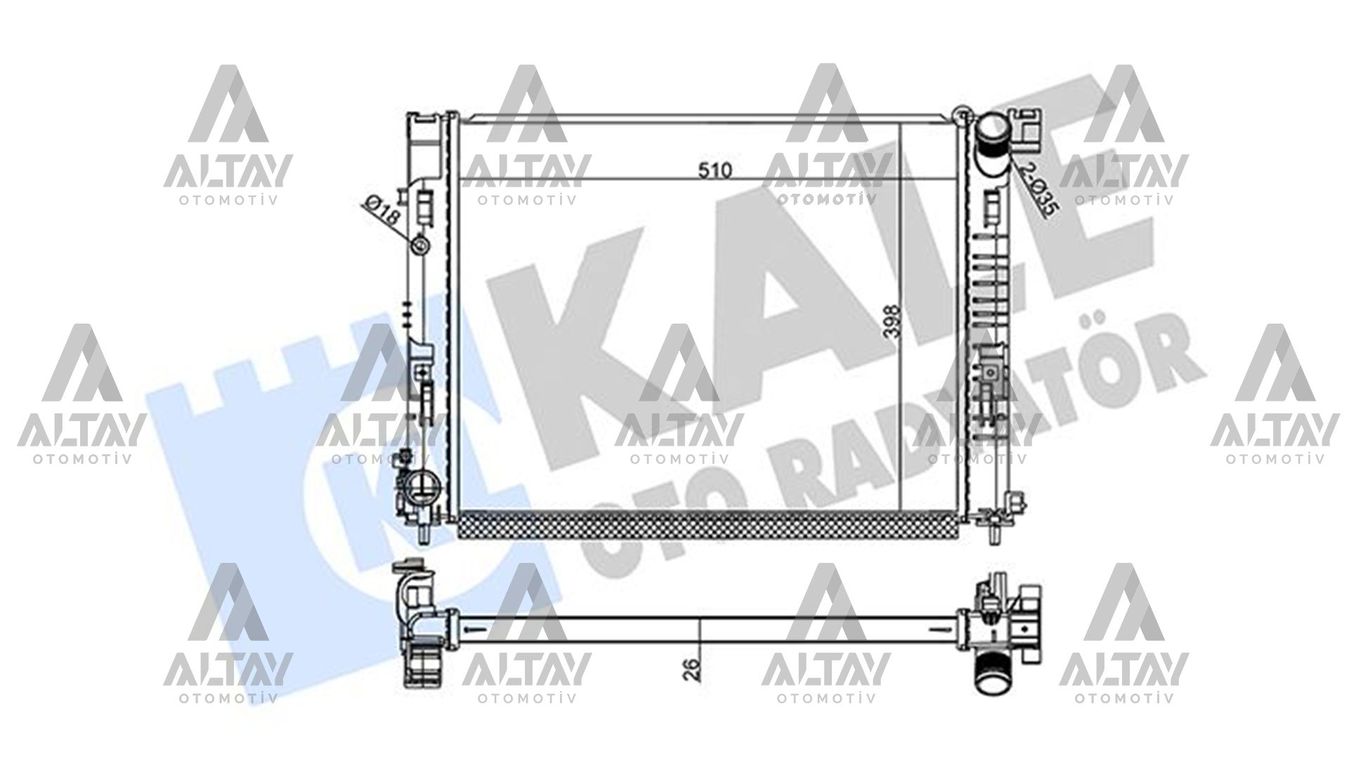 Renault Clio Su Radyatörü Radyatör Su V .5dcı Mt Brazıng OEM 214103473R Renault Clio Su Radyatörü Radyatör Su V .5dcı Mt Brazıng OEM 214103473R
